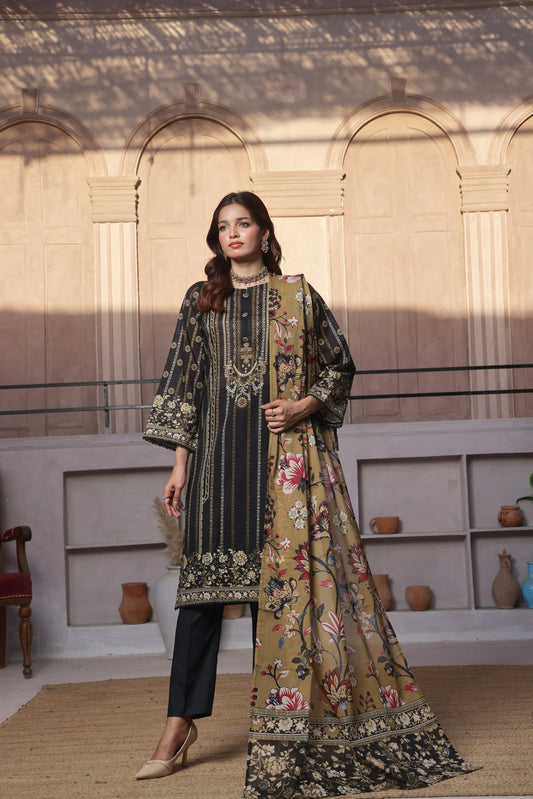 Olina By DressLine Printed Lawn 3PC