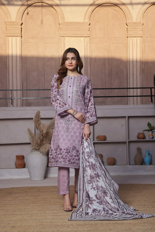 Olina By DressLine Printed Lawn 3PC