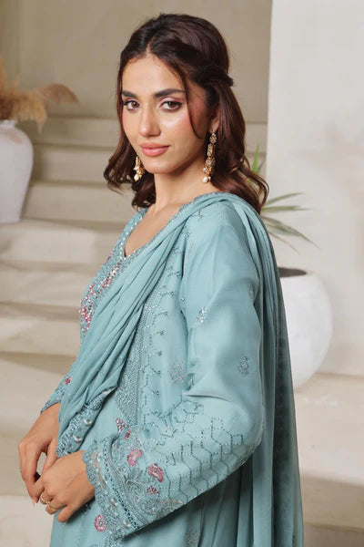 Chiffone Embroidered 3PC