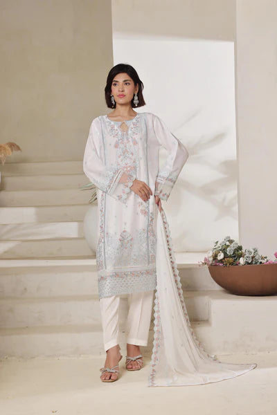 Chiffone Embroidered 3PC