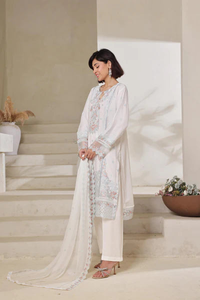 Chiffone Embroidered 3PC
