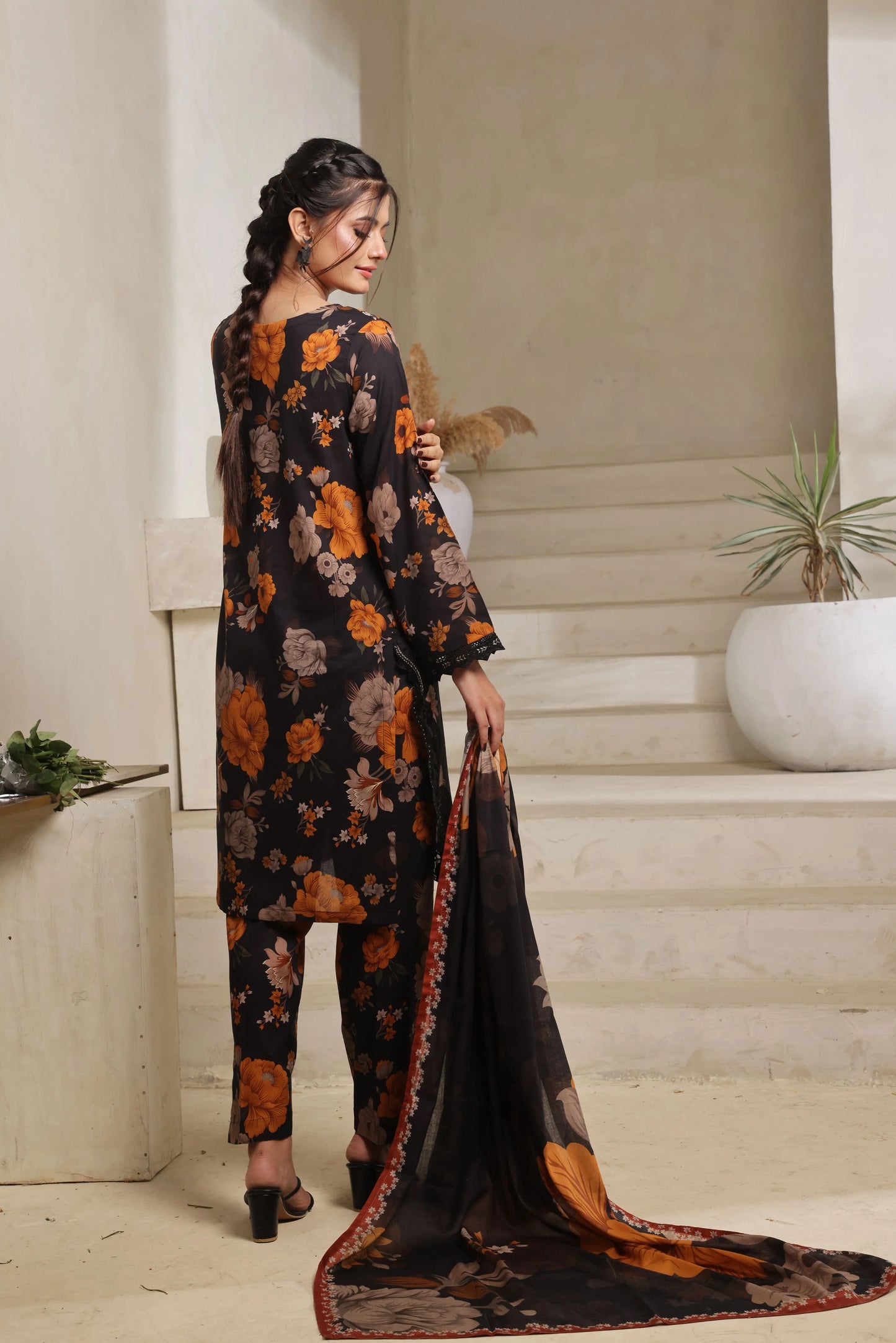 Arooba By Dressline Embroidered & Printed Lawn 3PC