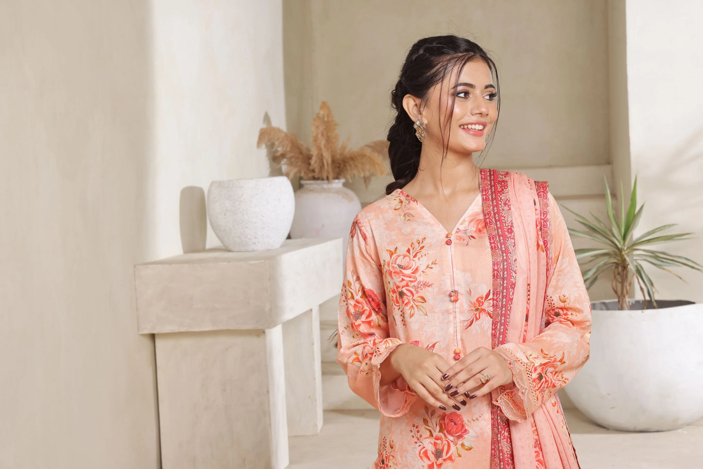 Embroidered Fancy Lawn 3PC