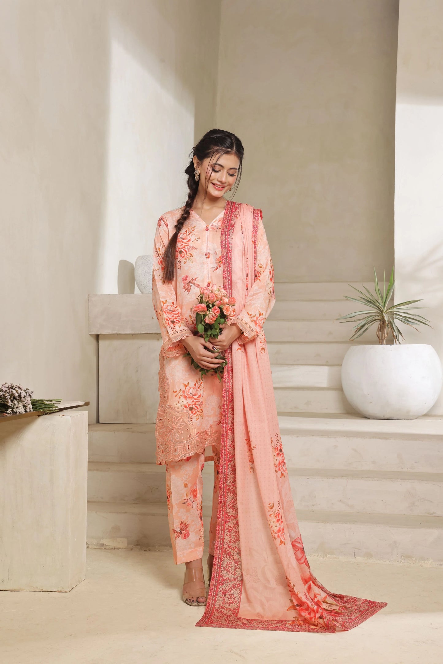 Embroidered Fancy Lawn 3PC