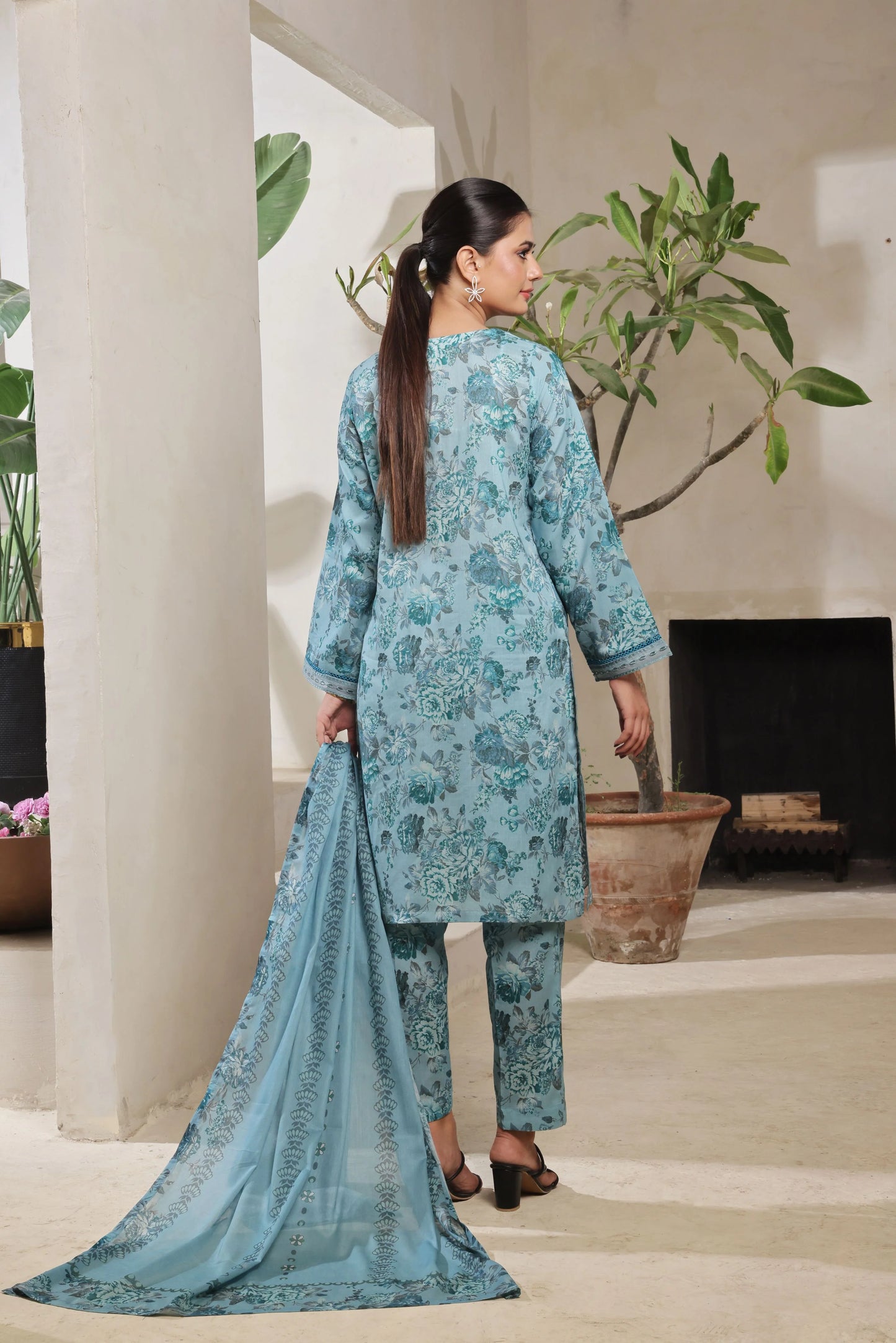 Arooba By Dressline Embroidered & Printed Lawn 3PC