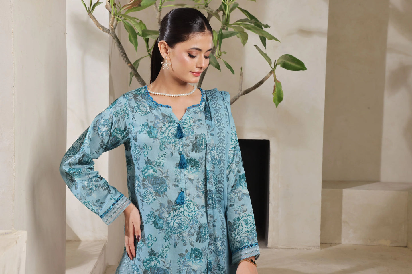 Arooba By Dressline Embroidered & Printed Lawn 3PC