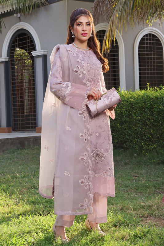 Organza Embroidered 3PC