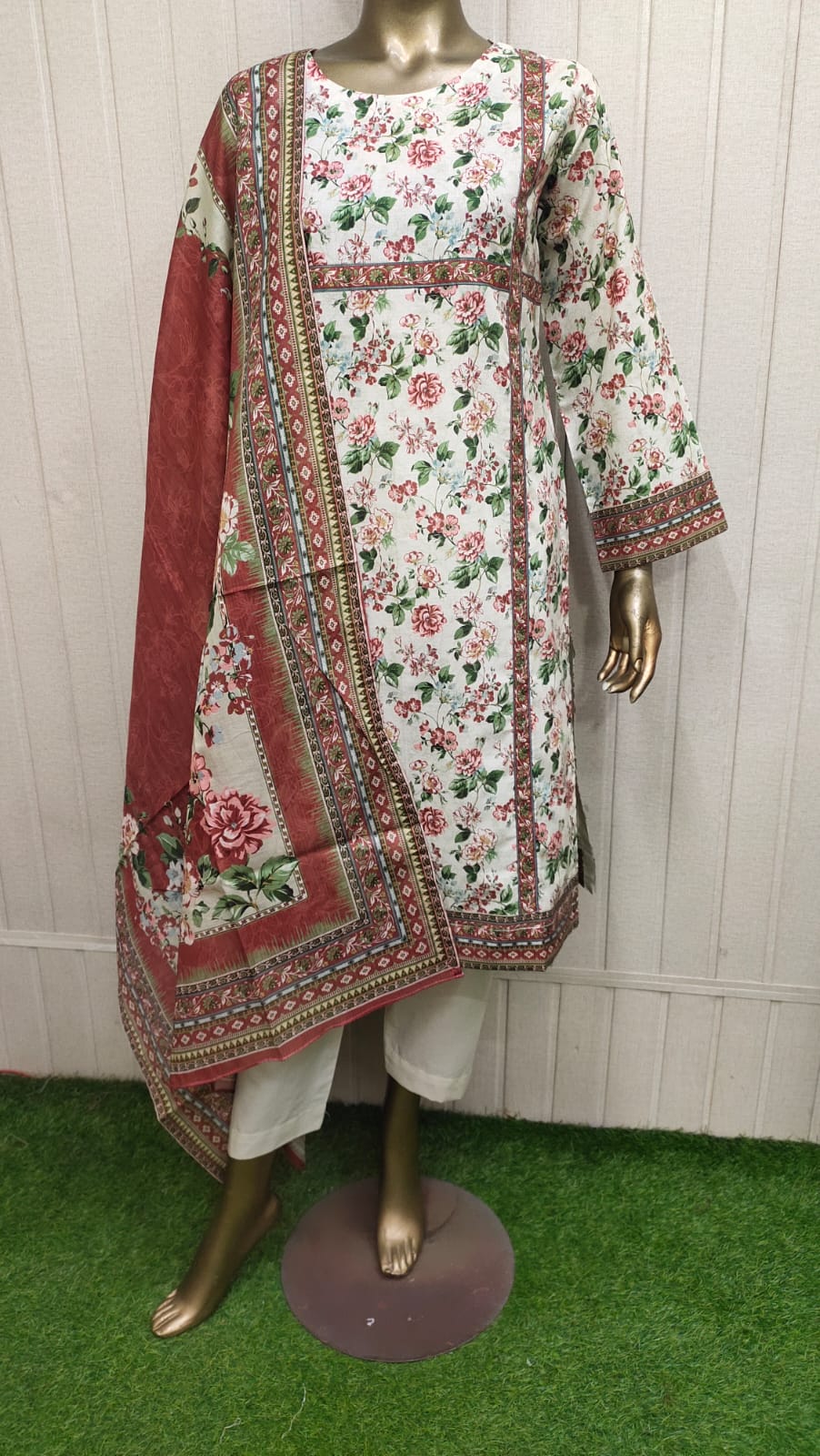 Bin Saeed Digital Printed Lawn 3PC