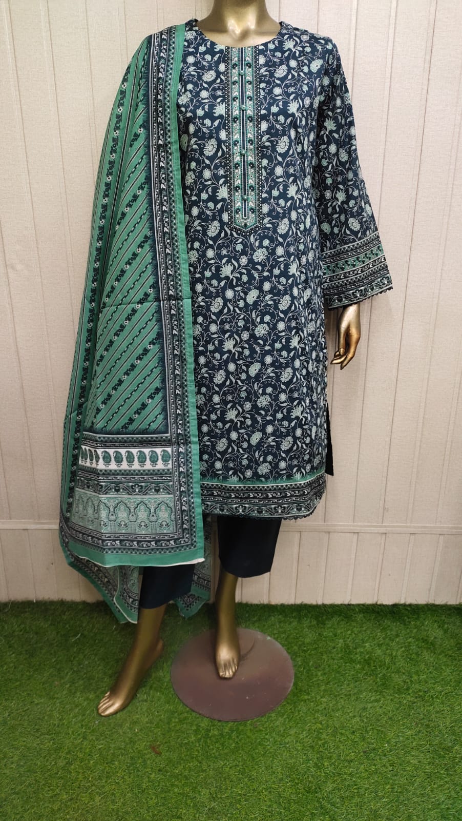 Bin Saeed Digital Printed Lawn 3PC