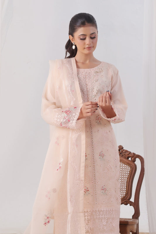 Organza Embroidered 3PC