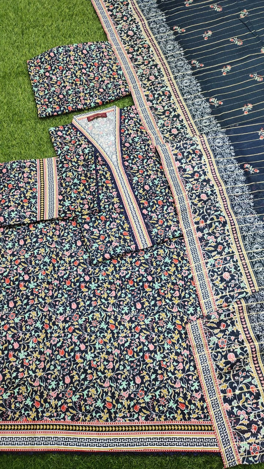 Bin Saeed Printed Lawn-3PC