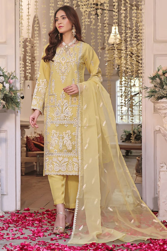 DL Mayal Organza-3PC