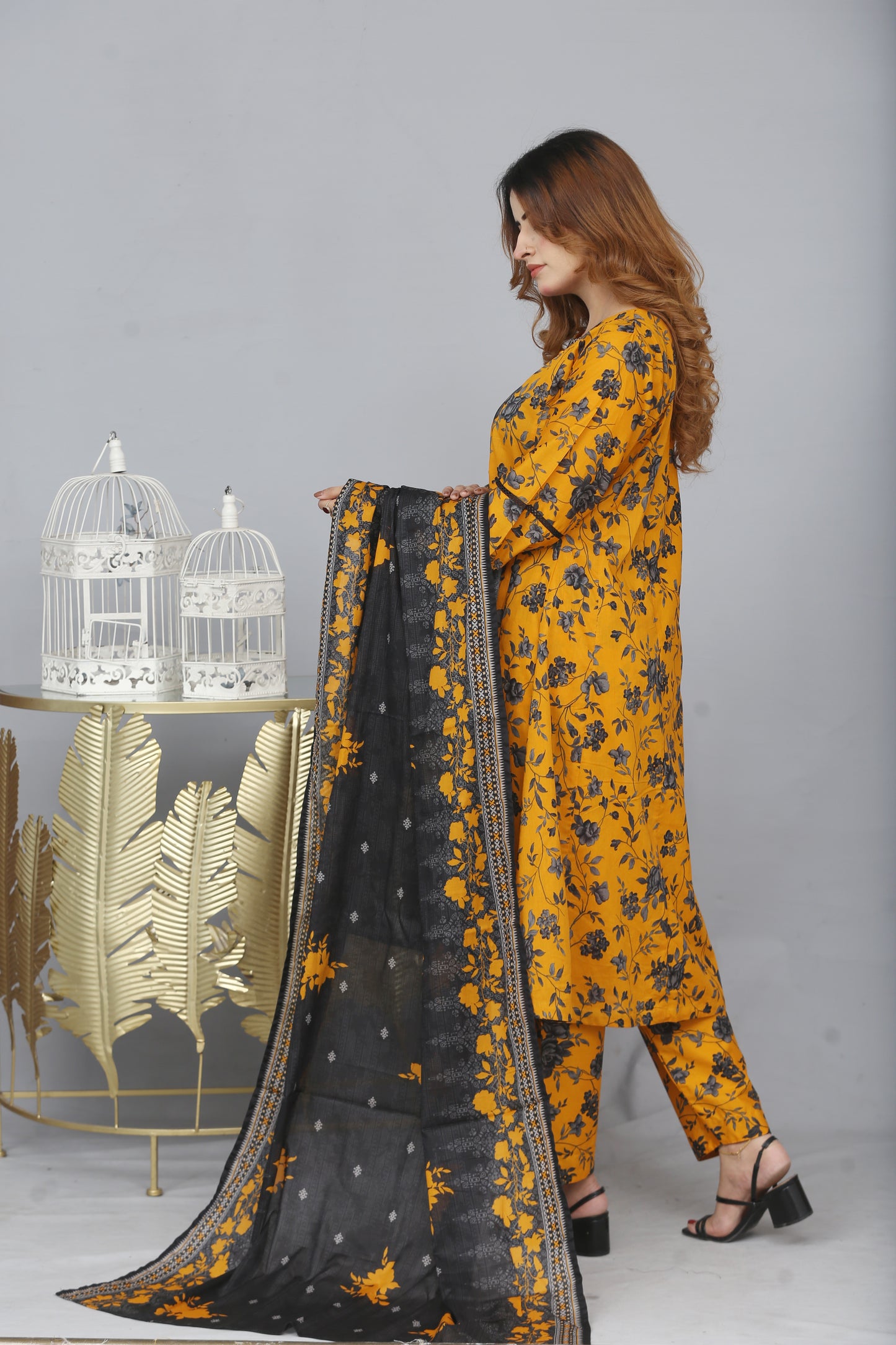 Printed Frock Lawn 3PC