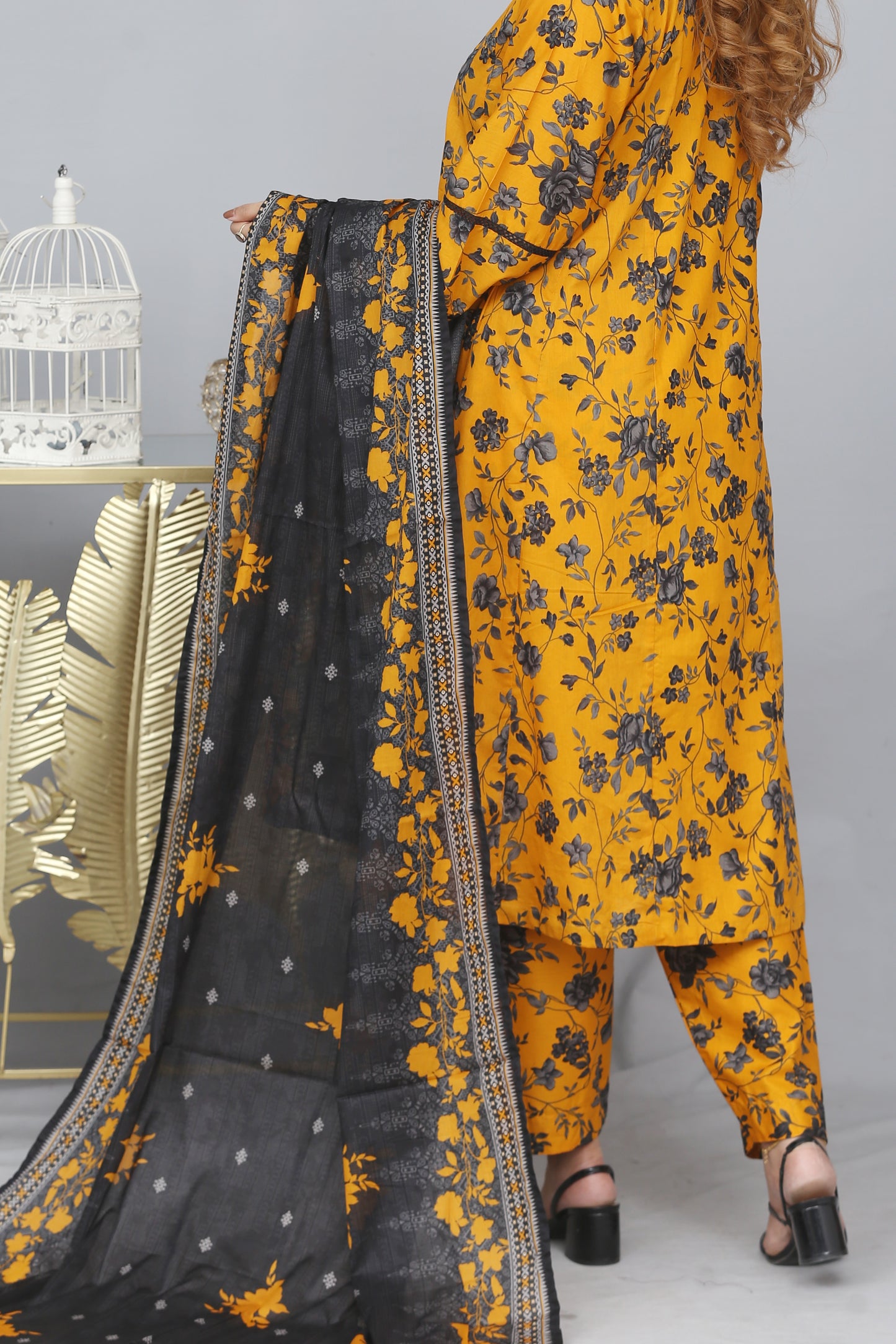 Printed Frock Lawn 3PC