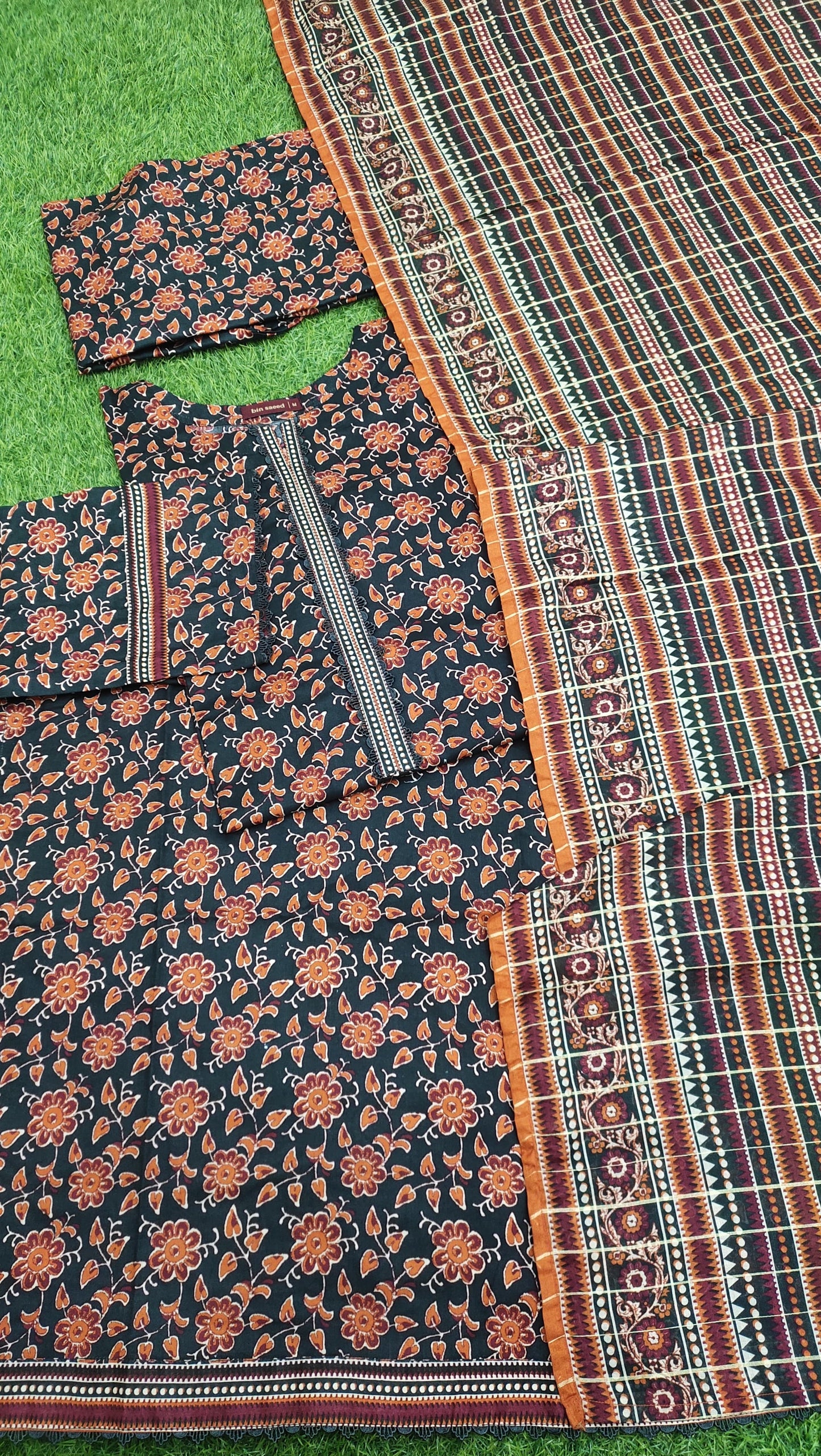 Bin Saeed Digital Printed Lawn 3PC