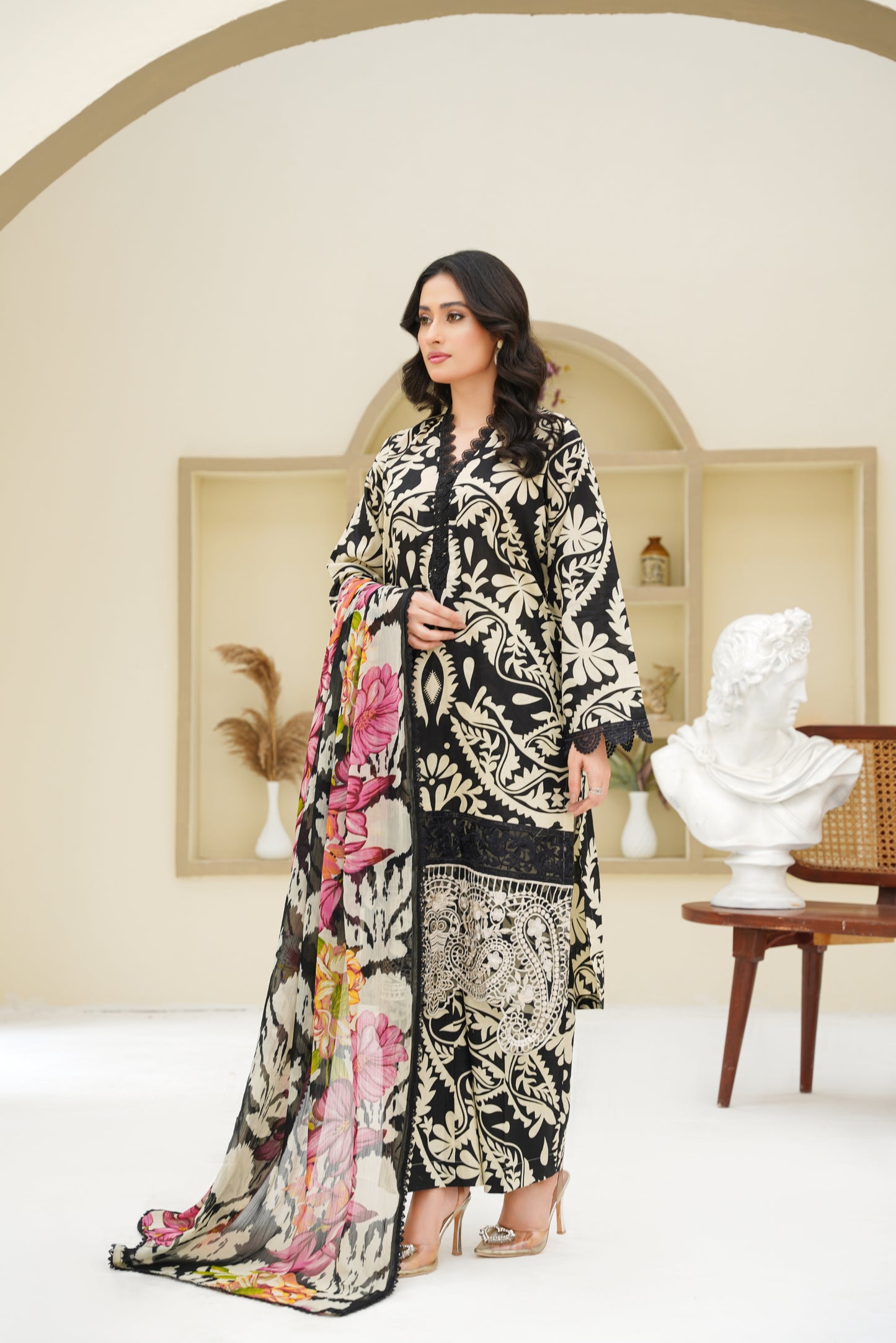 Mirari Embroidered Lawn 3PC
