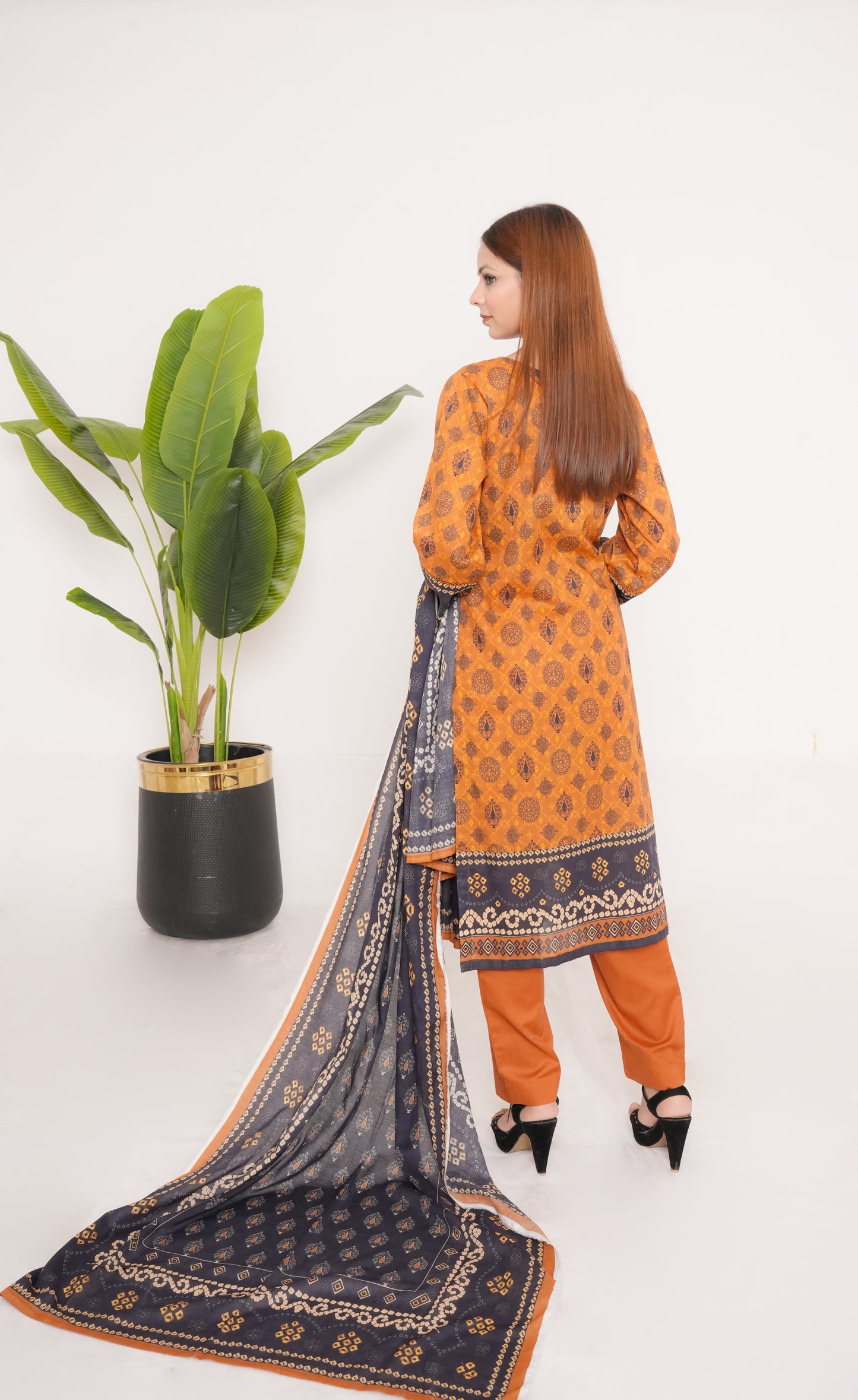 Bin Saeed Digital Printed Lawn 3PC