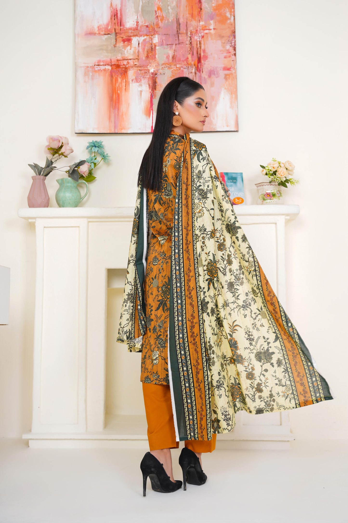 Bin Saeed Digital Printed Lawn 3PC