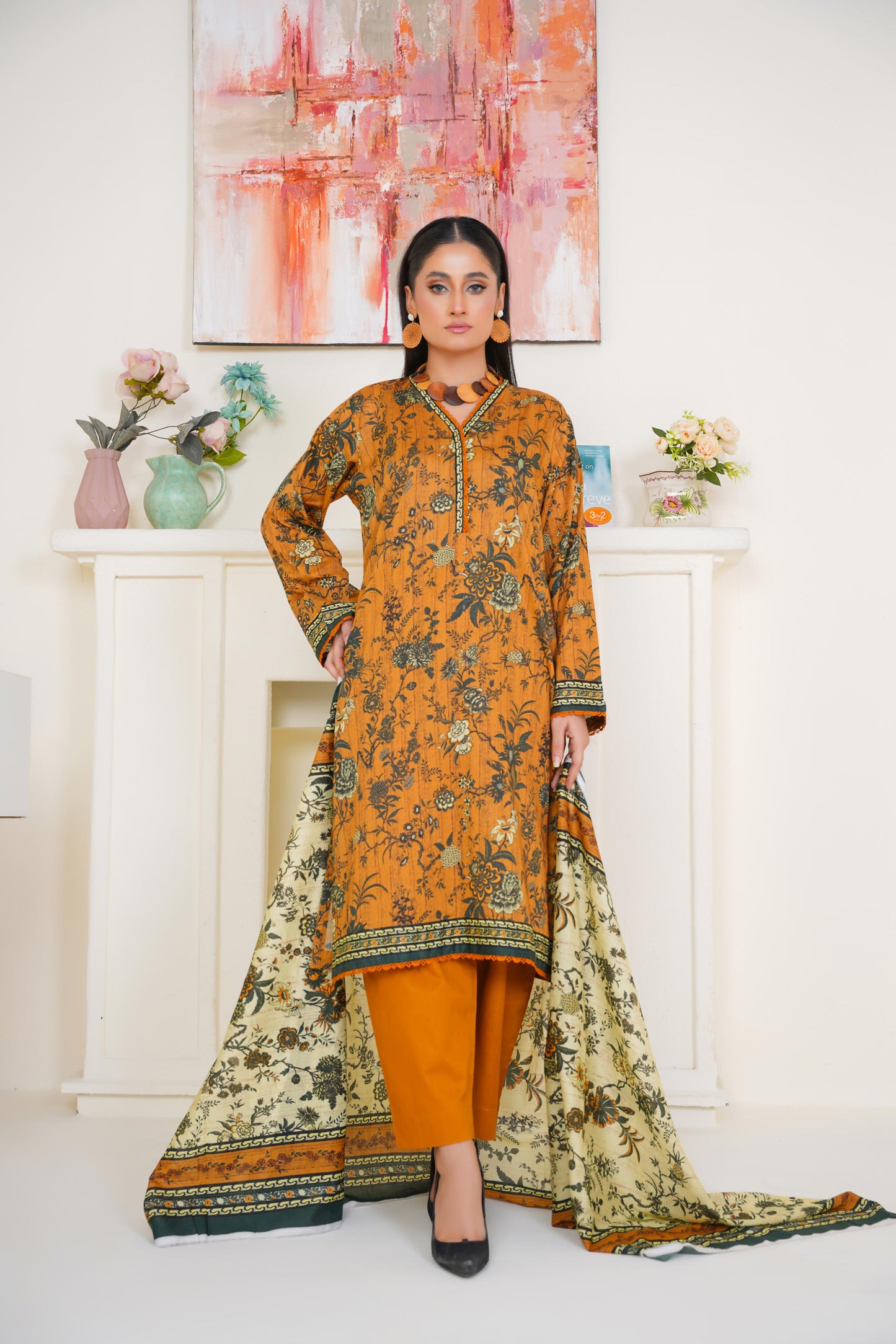 Bin Saeed Digital Printed Lawn 3PC