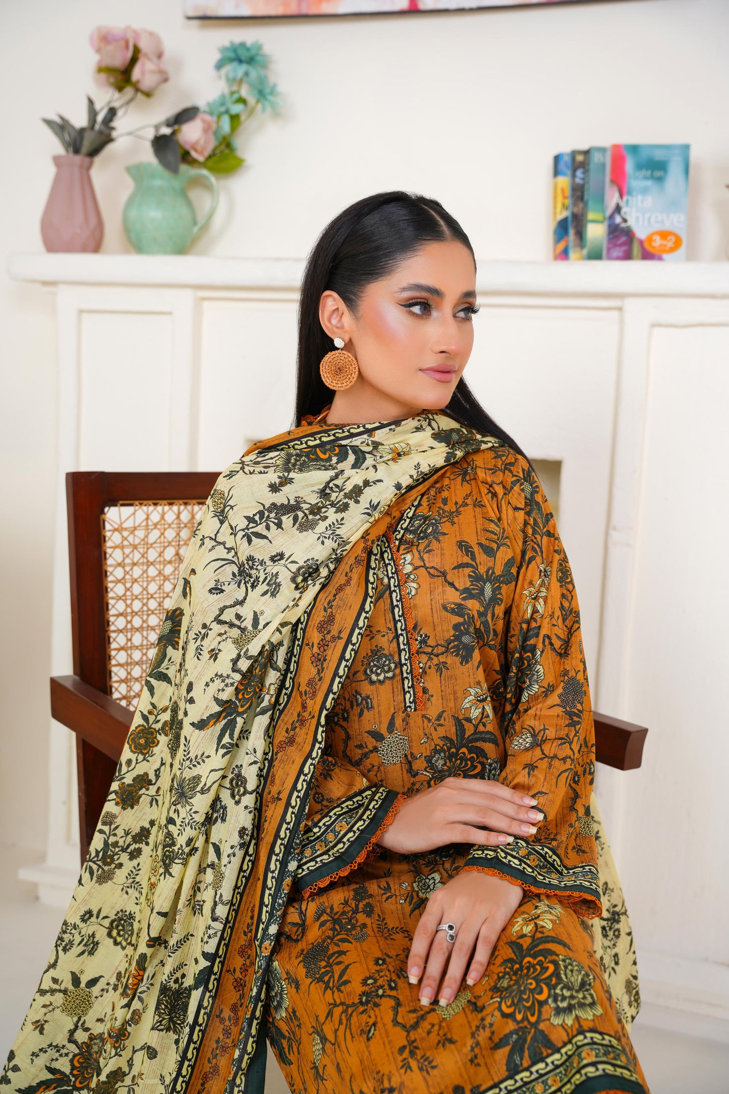 Bin Saeed Digital Printed Lawn 3PC