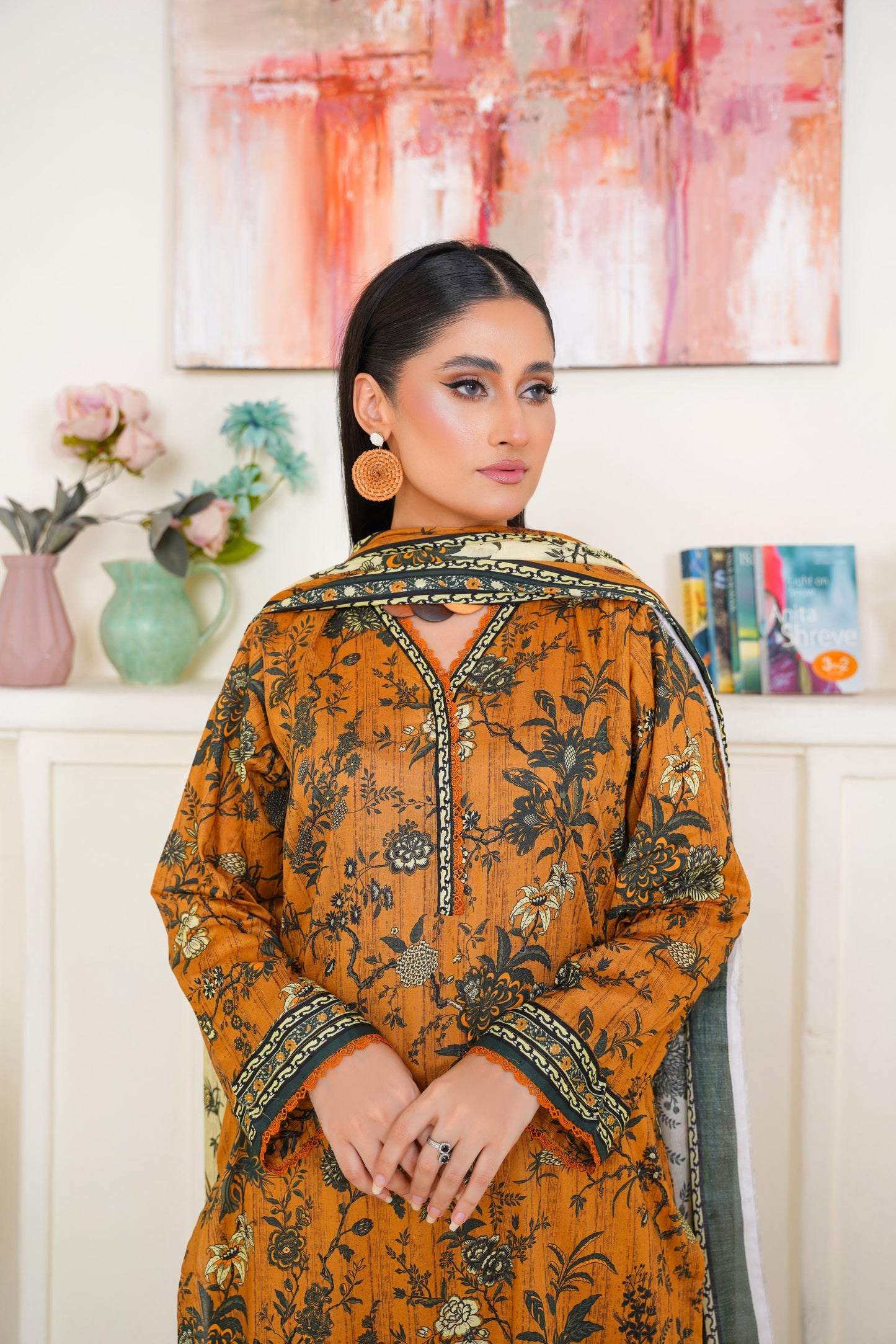 Bin Saeed Digital Printed Lawn 3PC