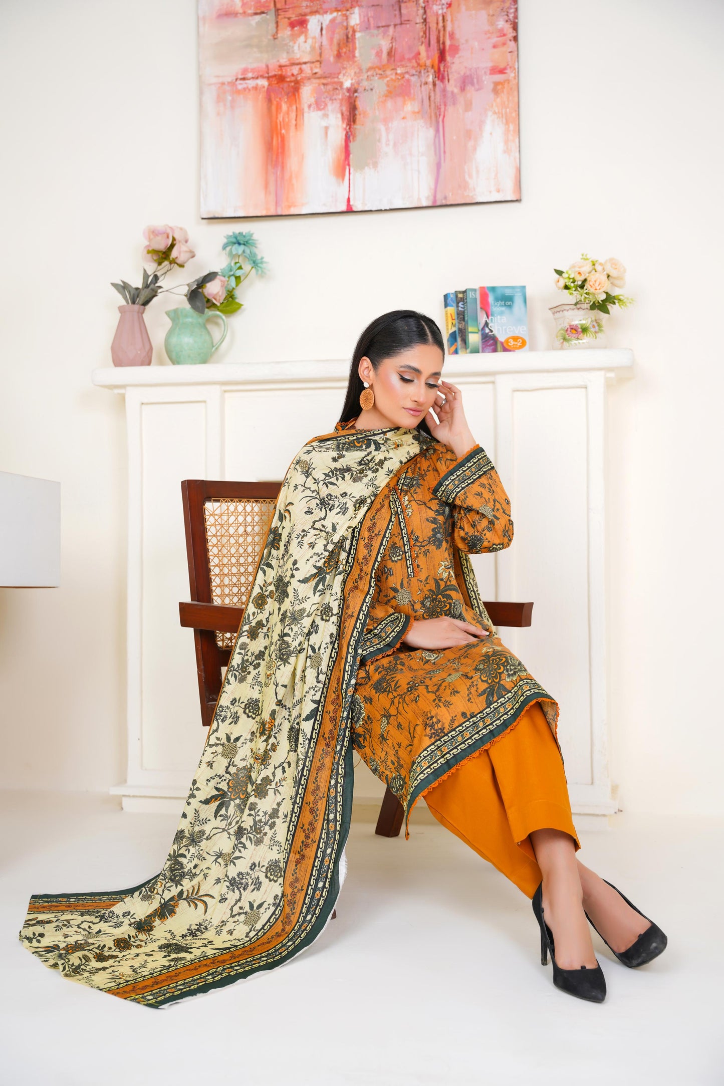 Bin Saeed Digital Printed Lawn 3PC