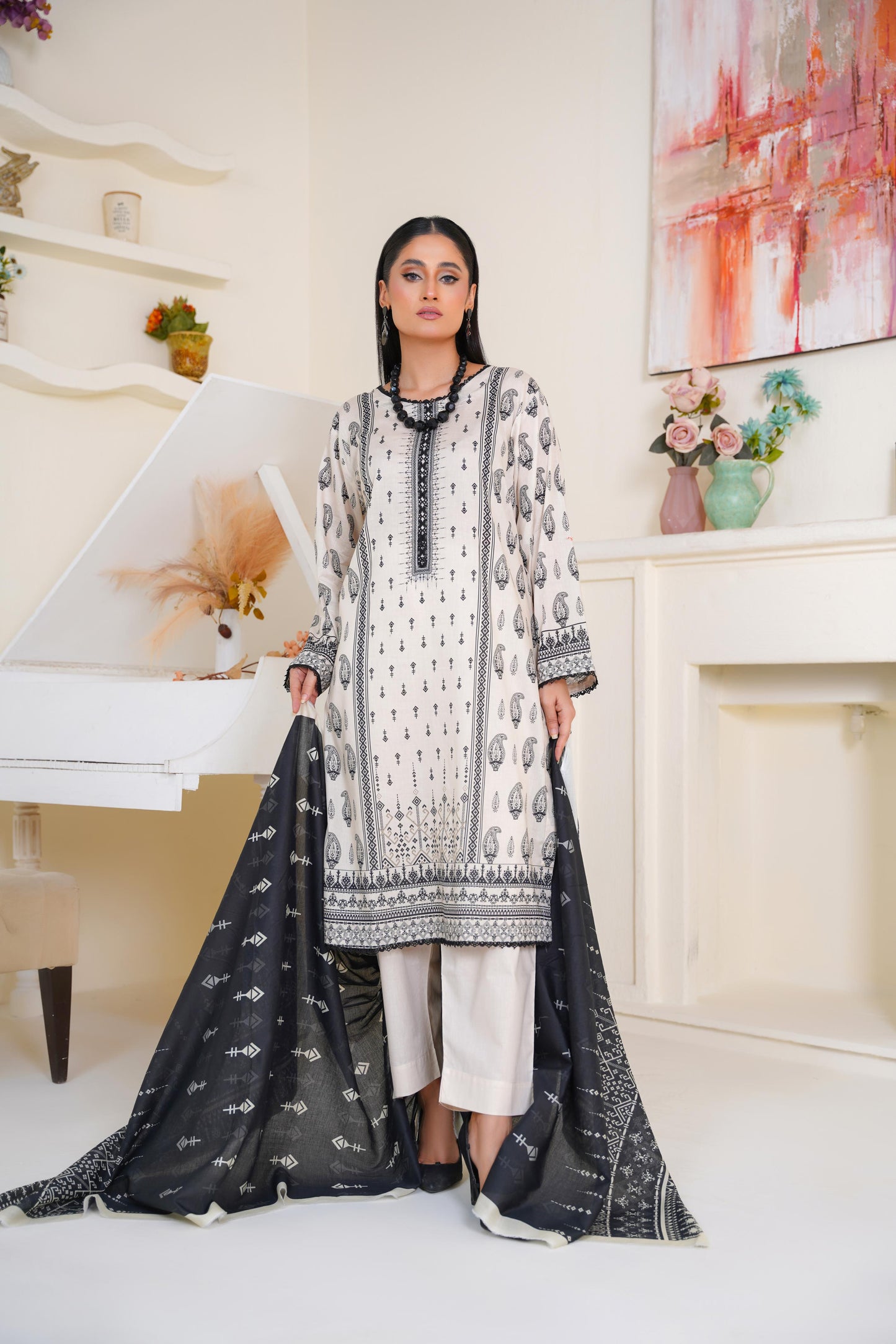 Bin Saeed Digital Printed Lawn 3PC