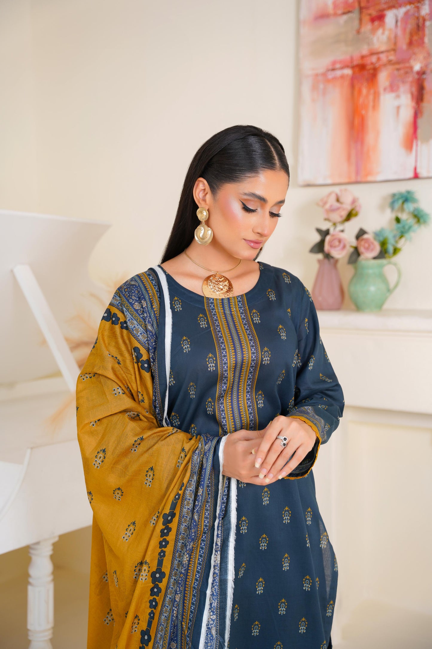 Bin Saeed Digital Printed Lawn 3PC