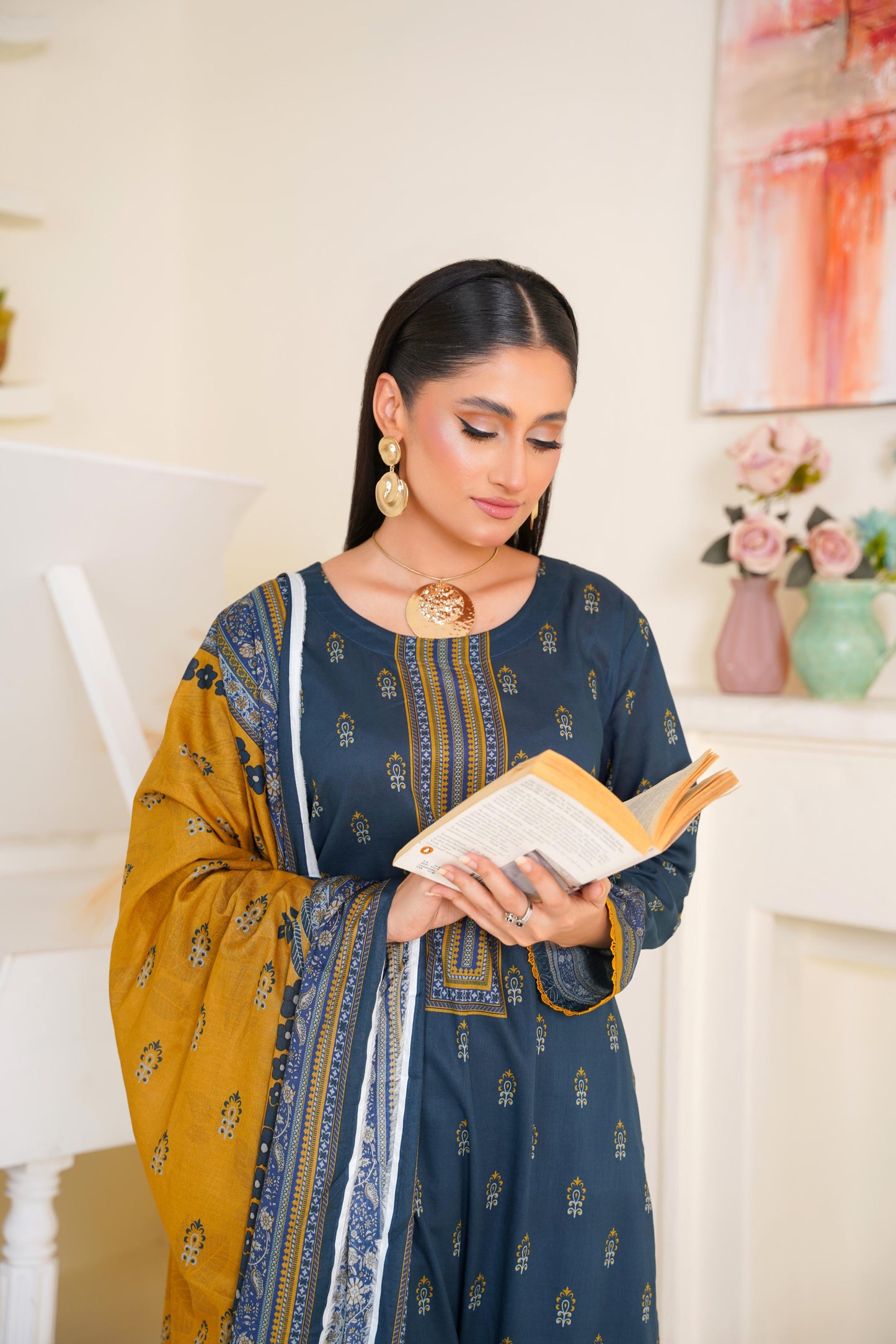 Bin Saeed Digital Printed Lawn 3PC