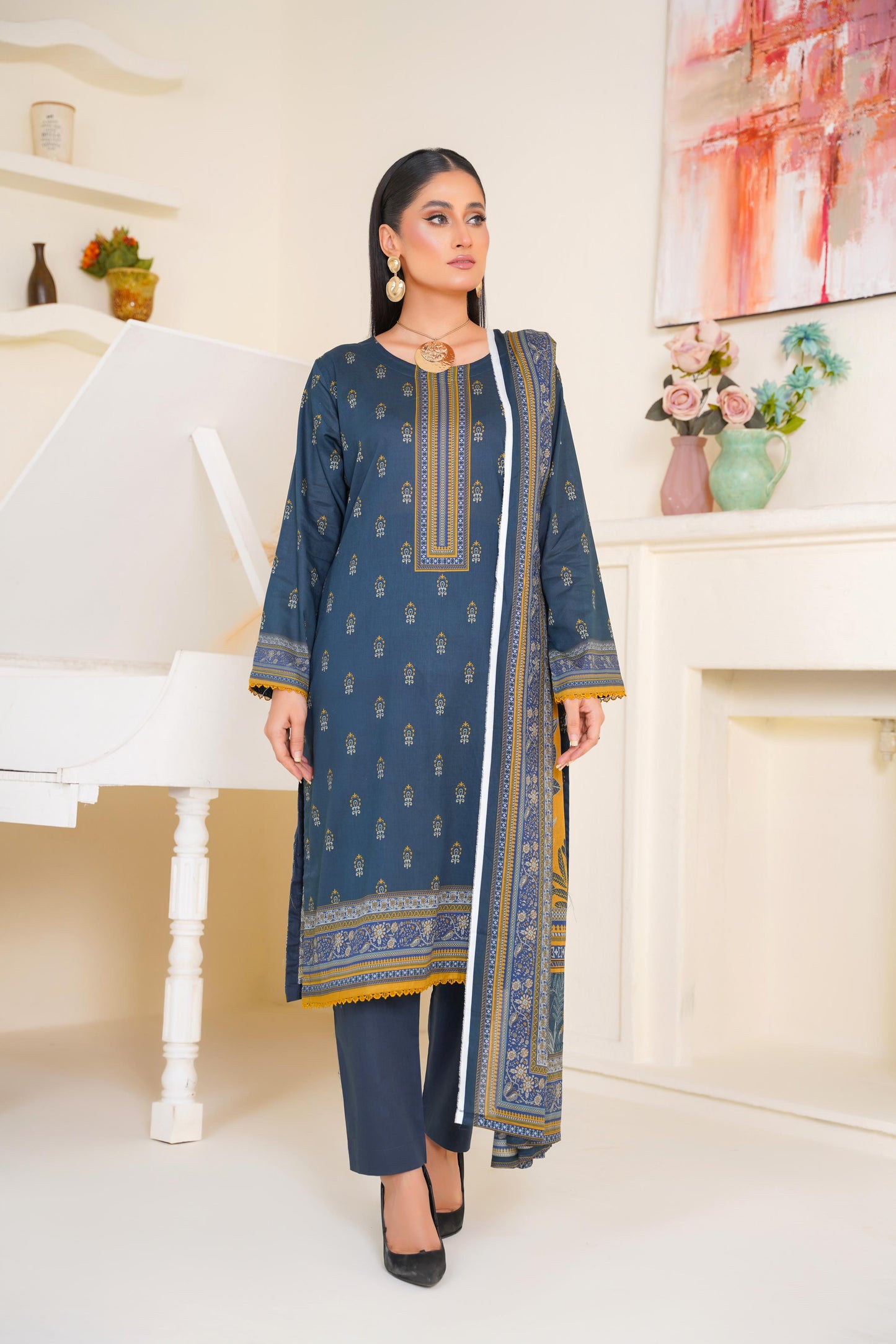 Bin Saeed Digital Printed Lawn 3PC