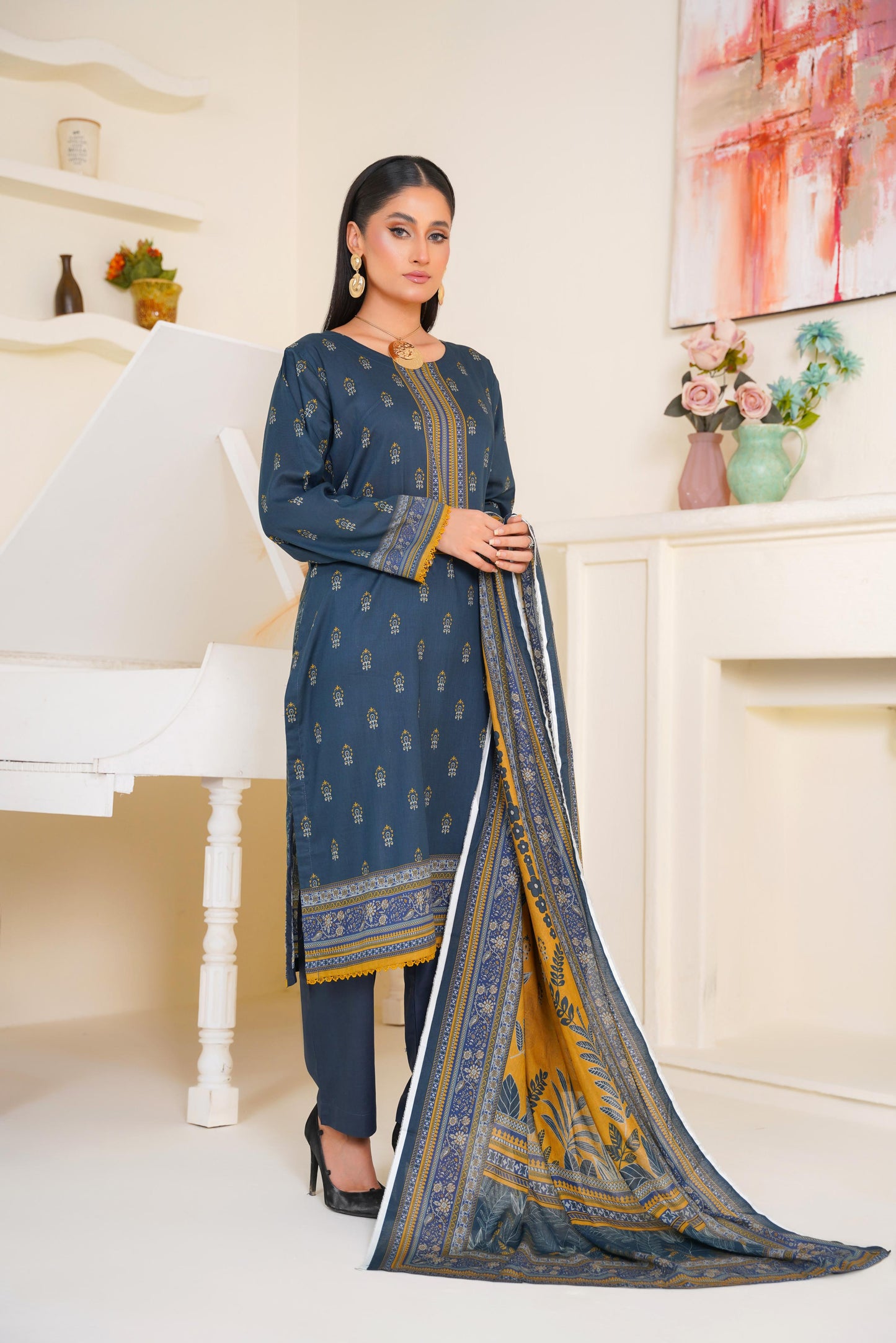 Bin Saeed Digital Printed Lawn 3PC