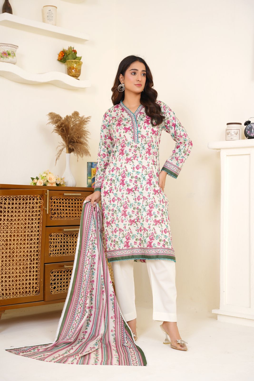 Bin Saeed Digital Printed Lawn 3PC