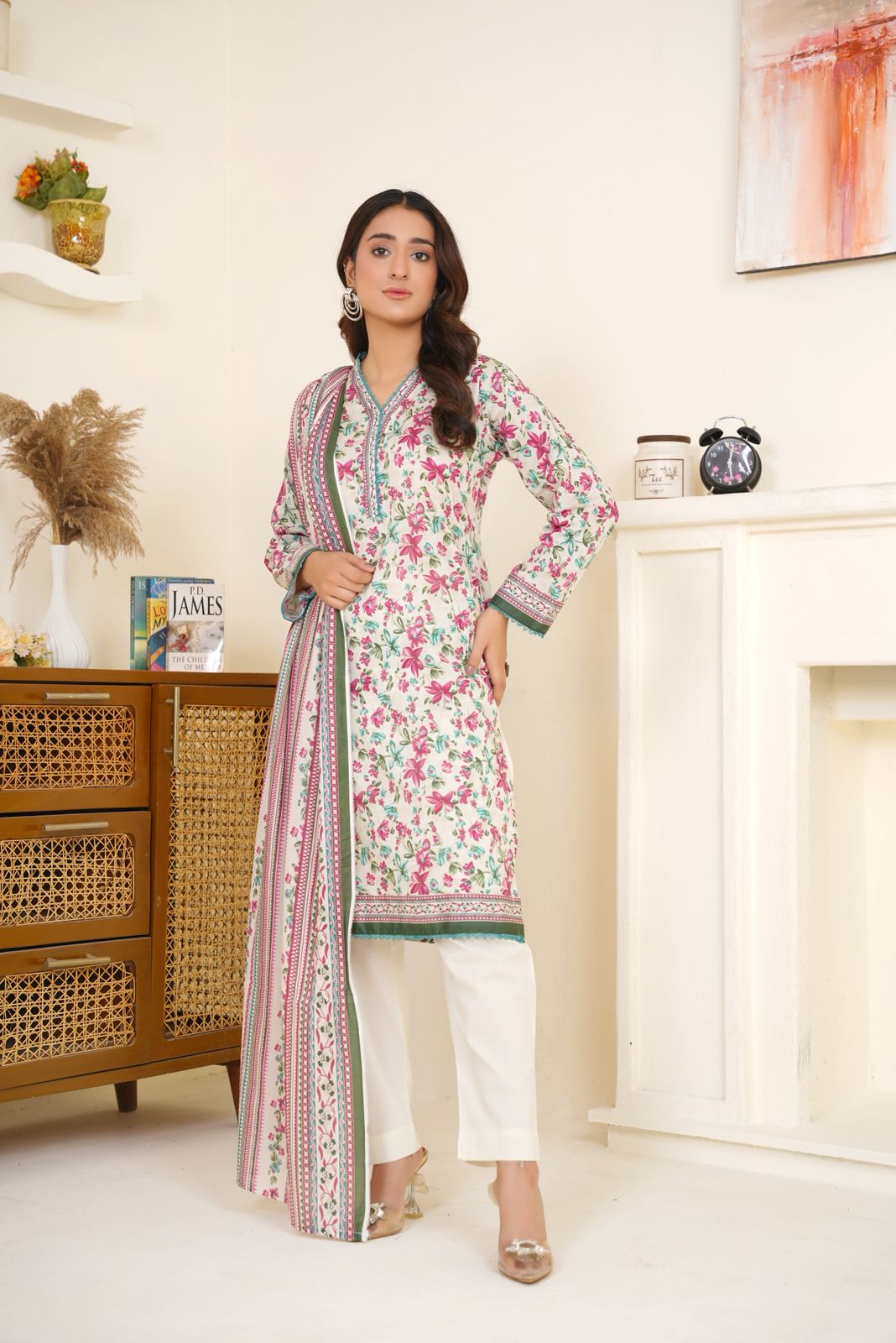 Bin Saeed Digital Printed Lawn 3PC