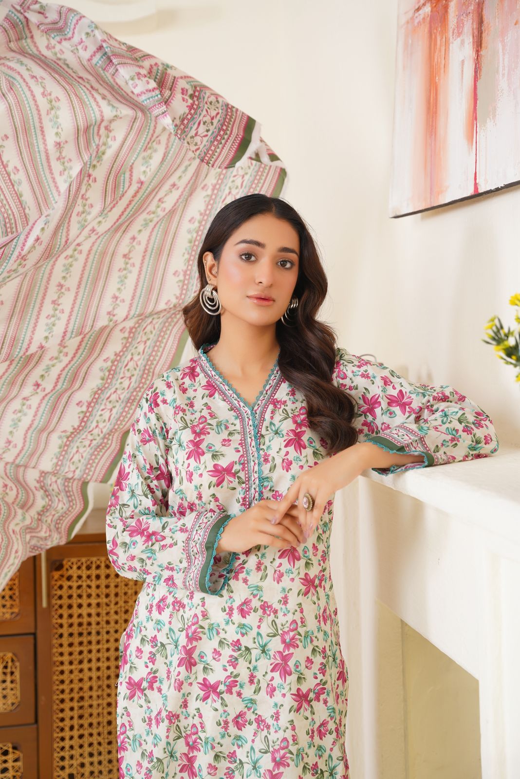Bin Saeed Digital Printed Lawn 3PC