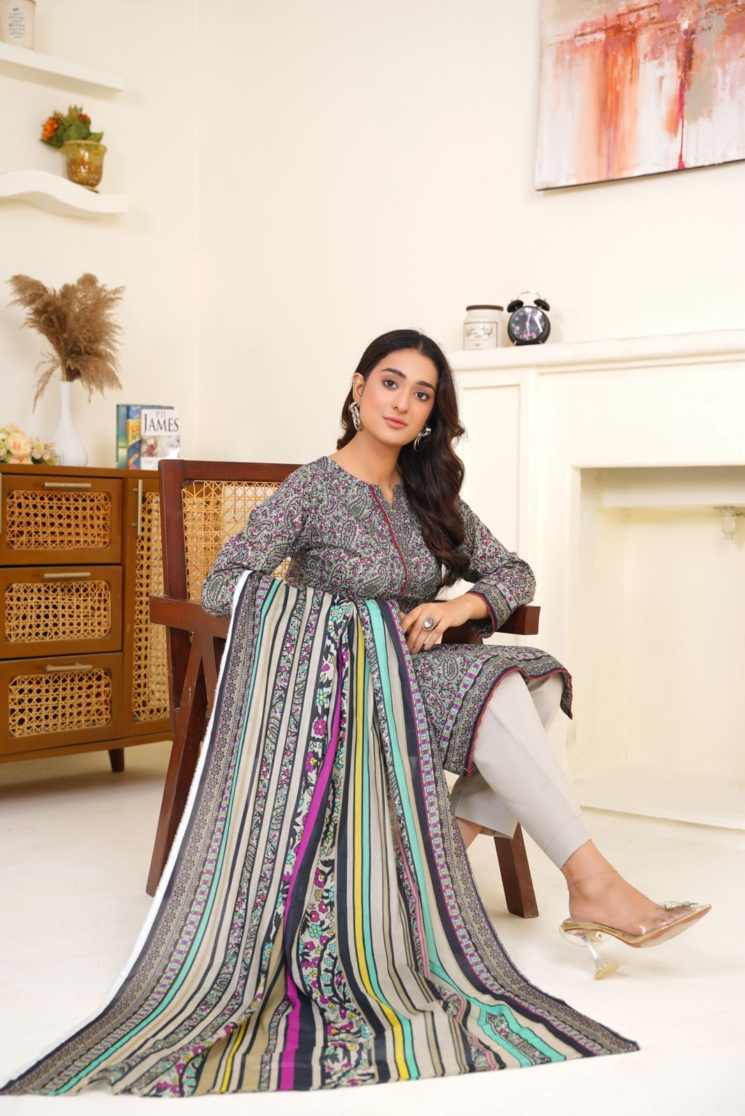 Bin Saeed Digital Printed Lawn 3PC