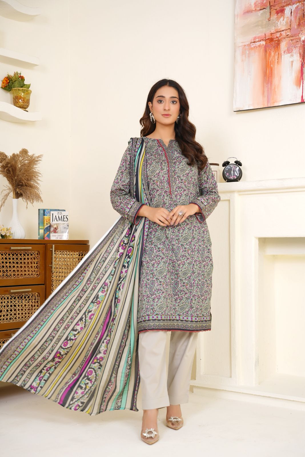 Bin Saeed Digital Printed Lawn 3PC