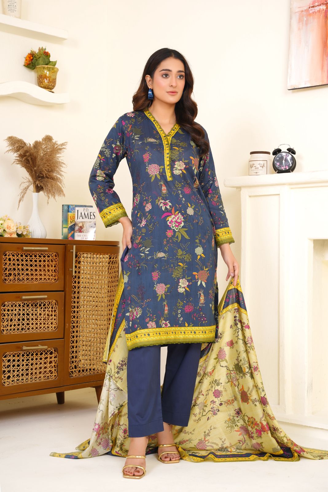 Bin Saeed Digital Printed Lawn 3PC