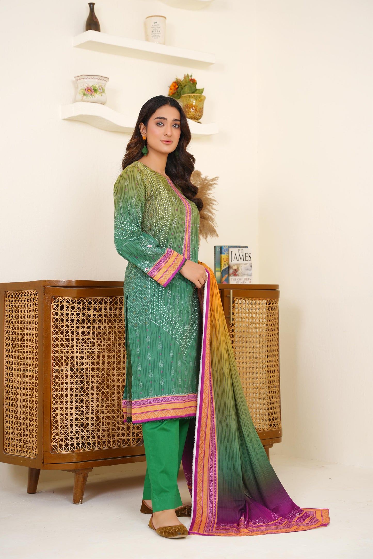 Bin Saeed Digital Printed Lawn 3PC