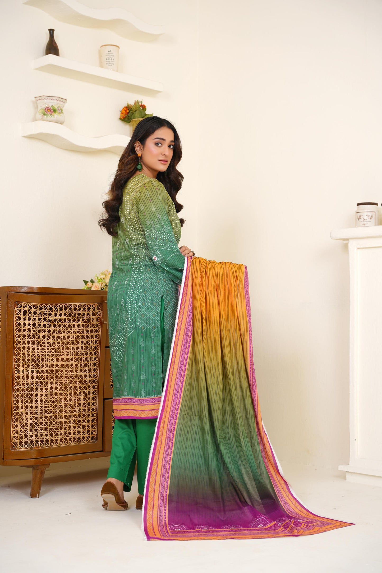 Bin Saeed Digital Printed Lawn 3PC