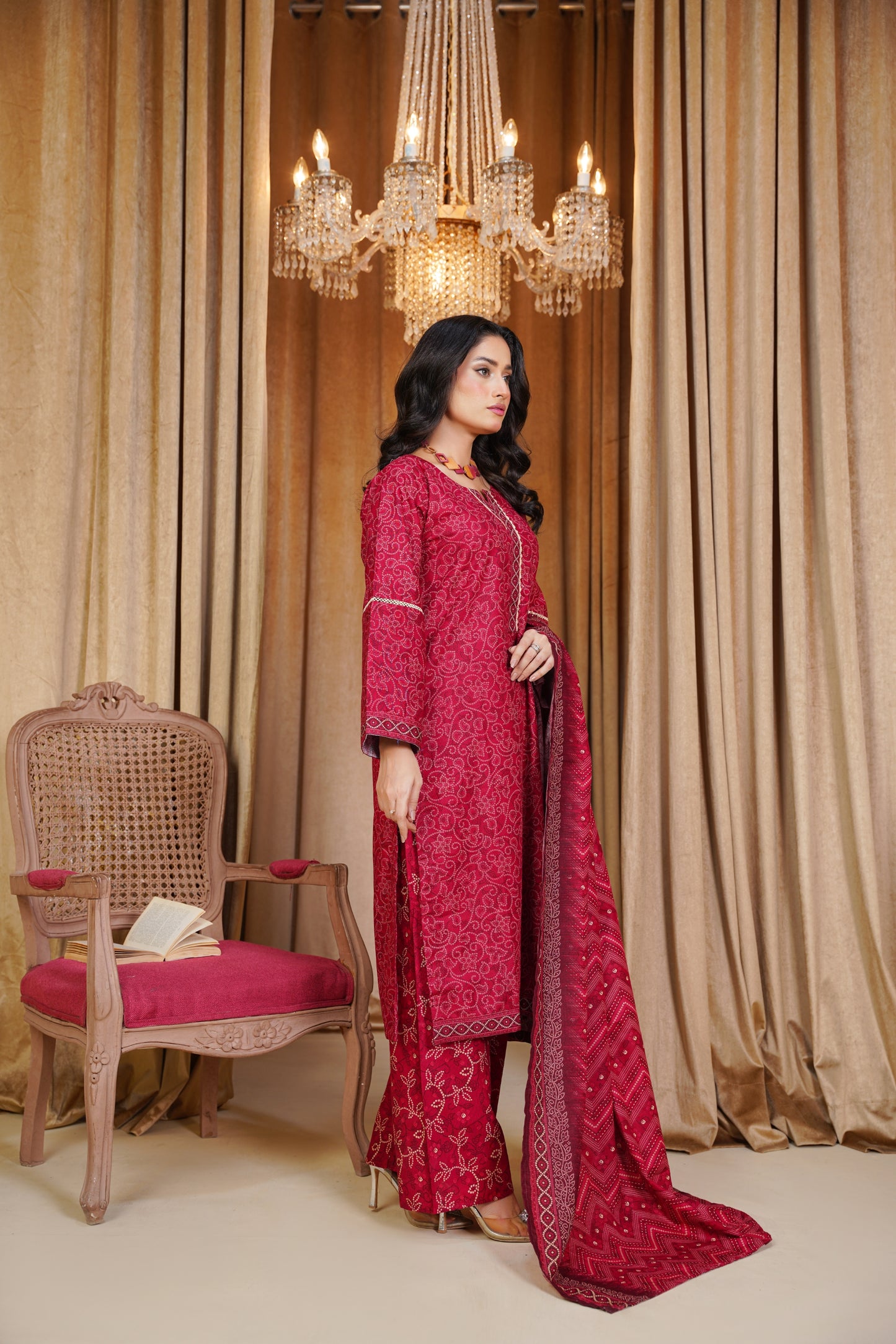 Bin Saeeed Digital Printed Khaddar 3PC