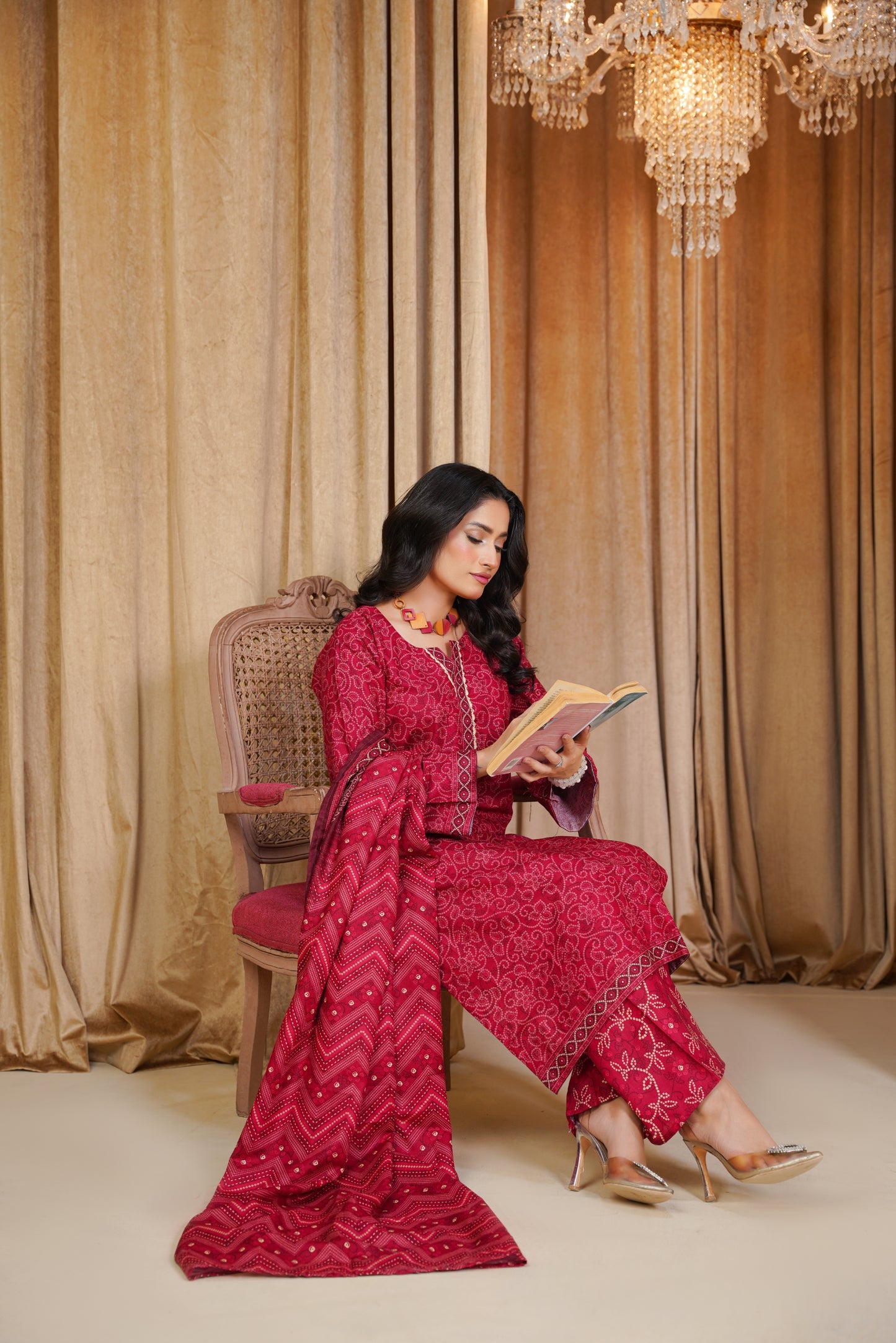 Bin Saeeed Digital Printed Khaddar 3PC