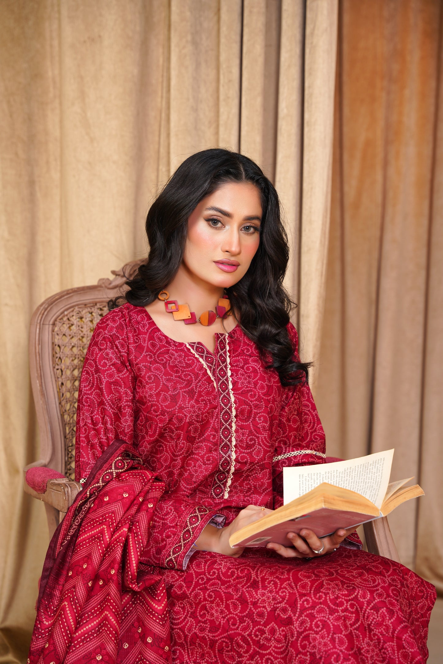 Bin Saeeed Digital Printed Khaddar 3PC