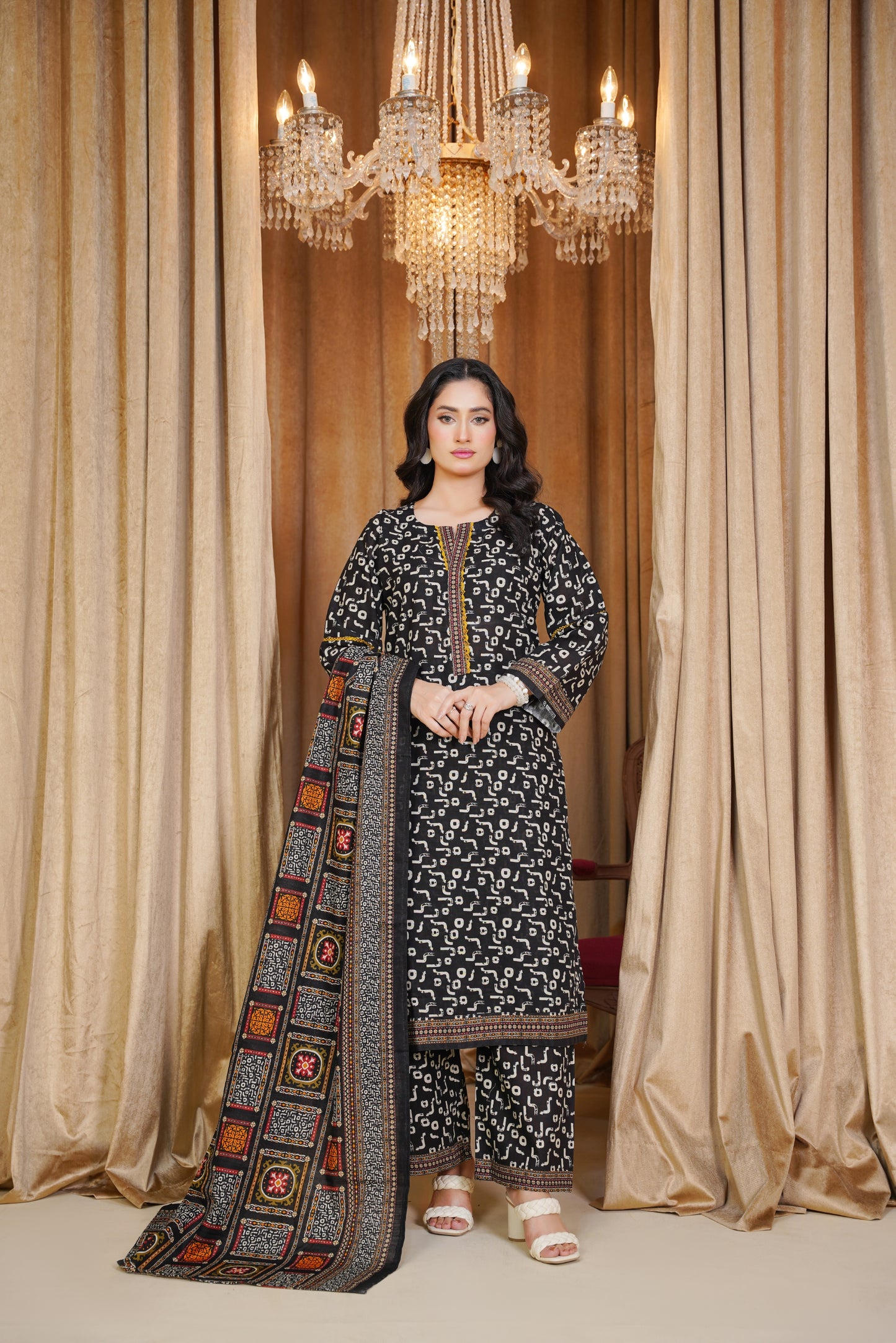 Bin Saeeed Digital Printed Khaddar 3PC
