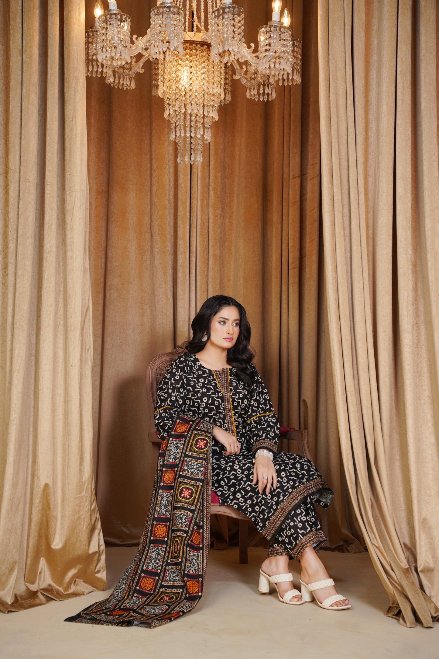 Bin Saeeed Digital Printed Khaddar 3PC