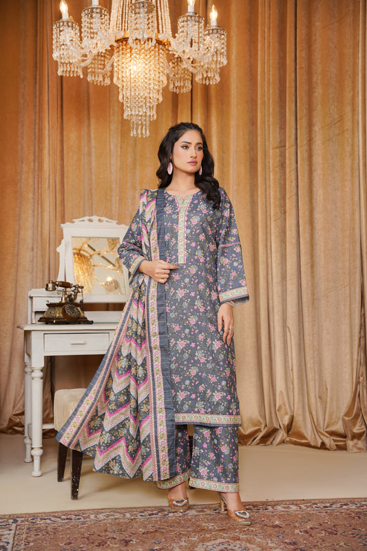 Printed | Khaddar | 3PC