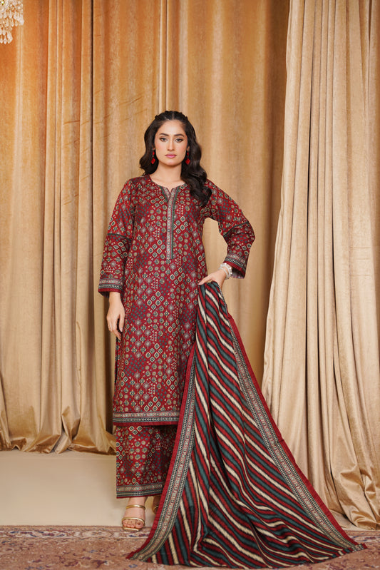 Printed | Khaddar | 3PC