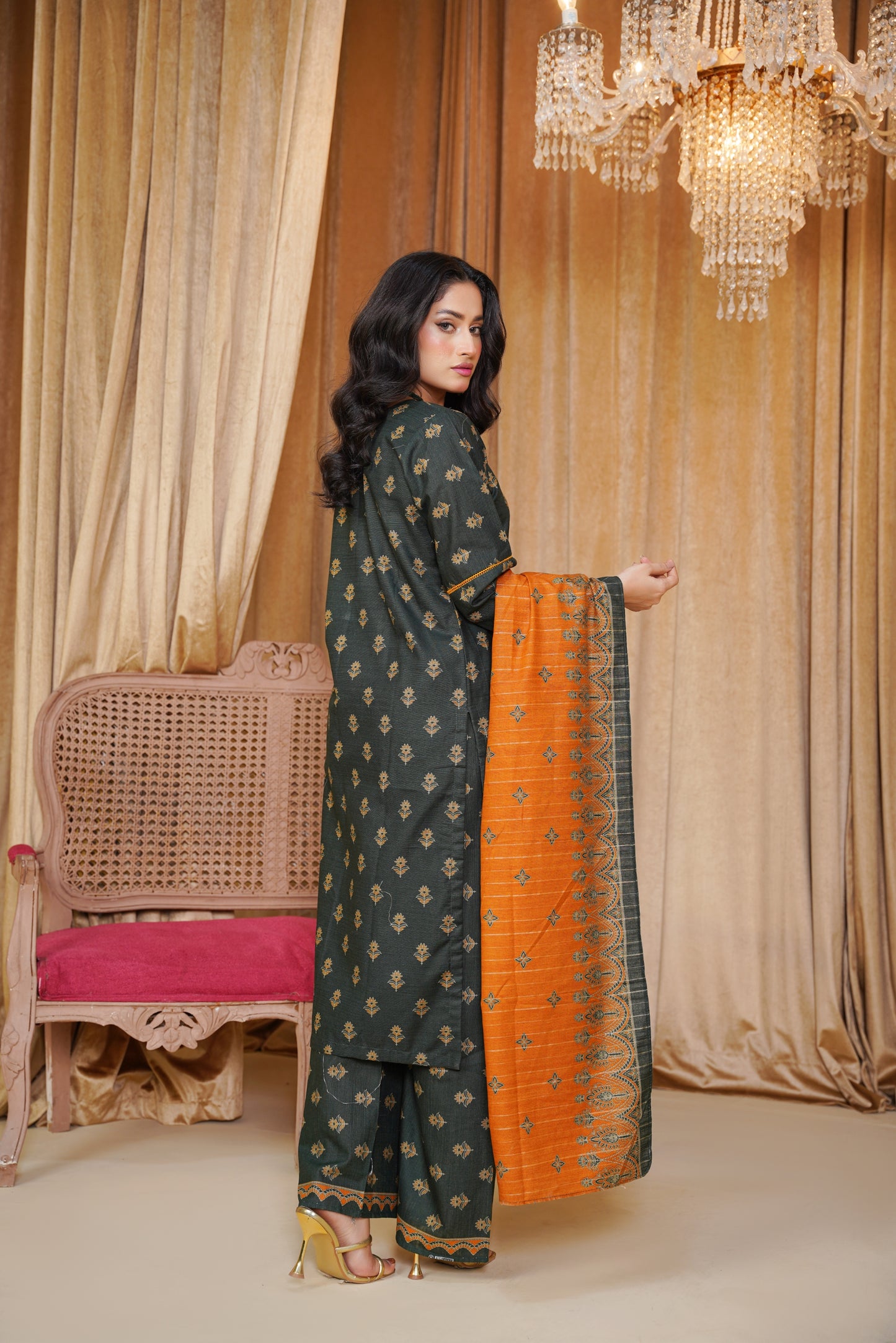 Bin Saeeed Digital Printed Khaddar 3PC
