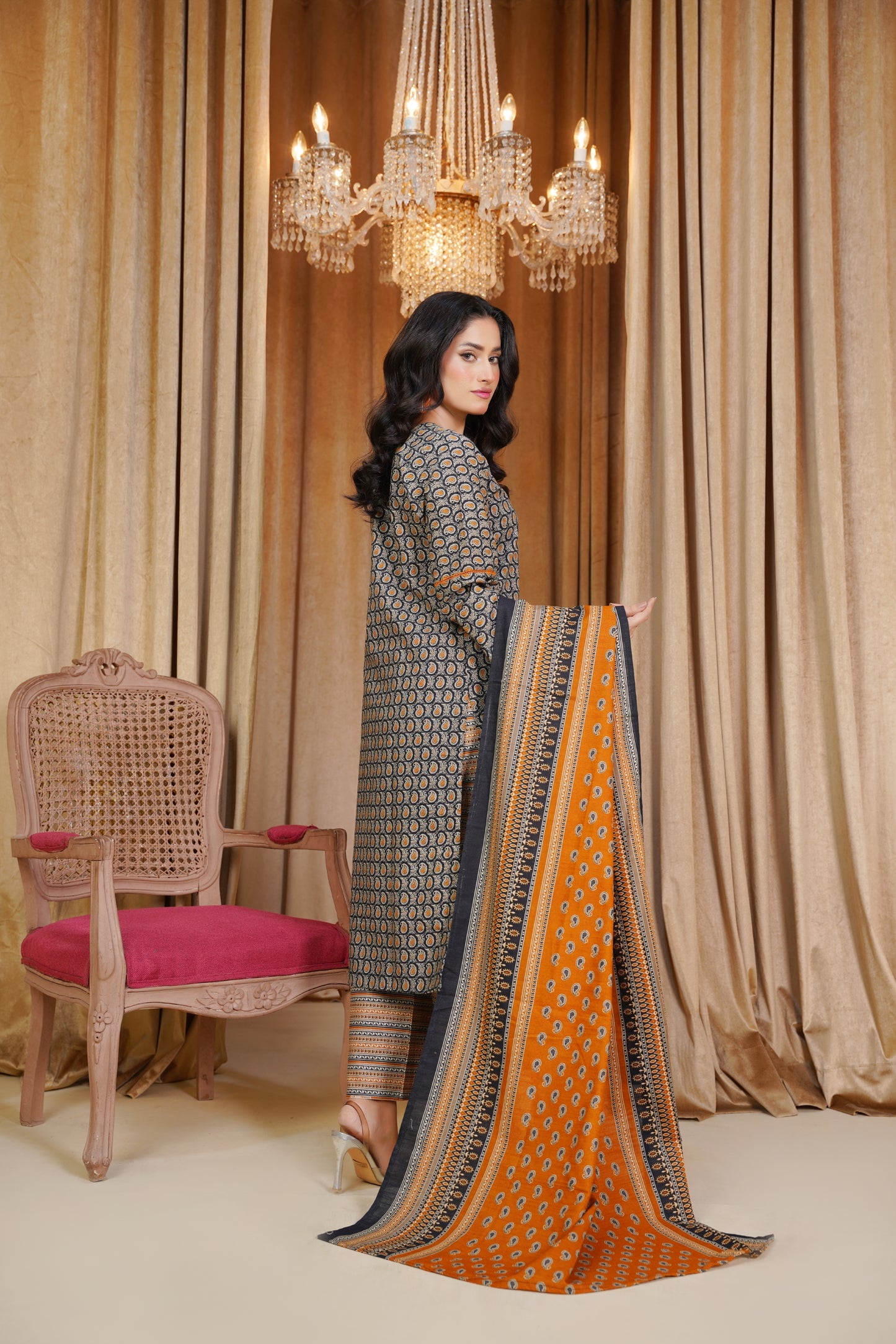 Bin Saeeed Digital Printed Khaddar 3PC