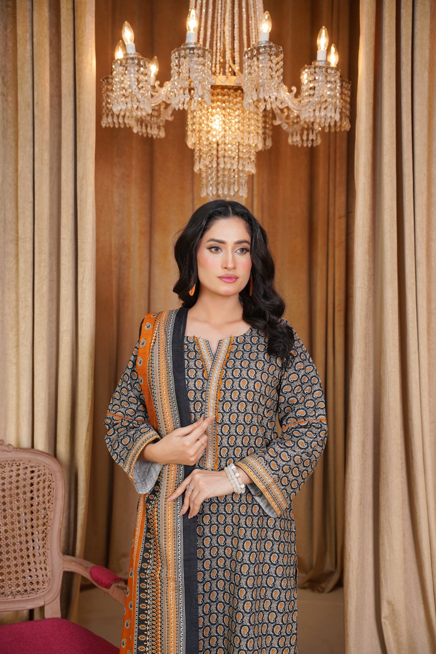 Bin Saeeed Digital Printed Khaddar 3PC