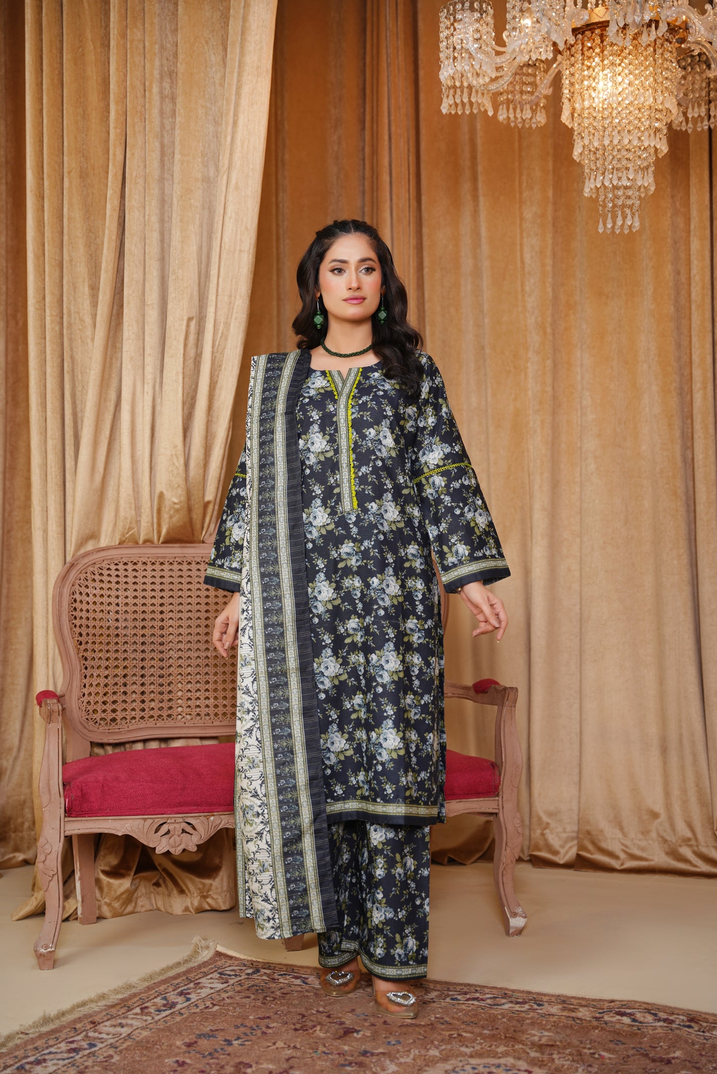 Bin Saeeed Digital Printed Khaddar 3PC